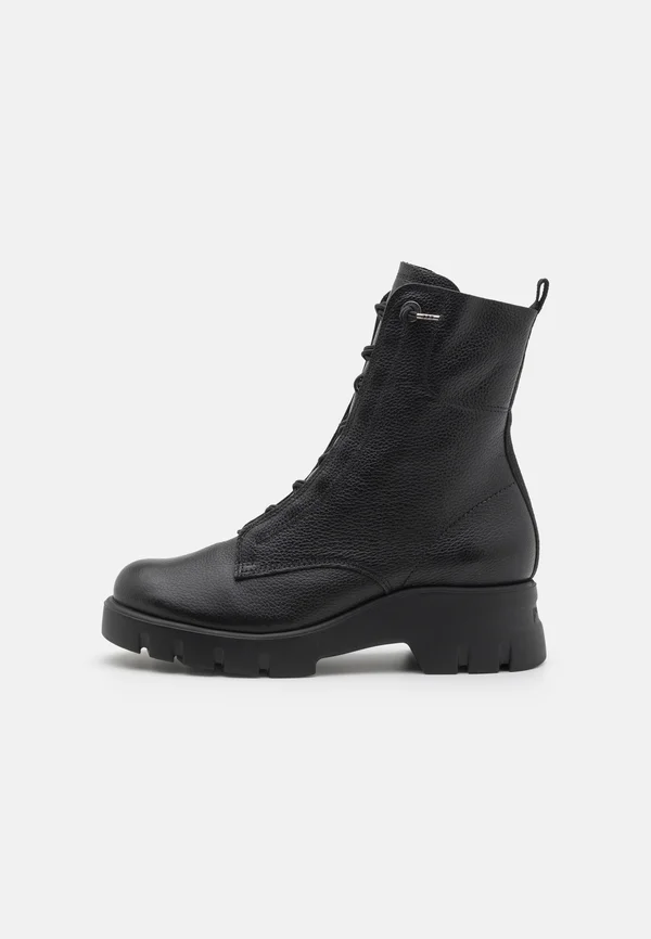 Lace-up ankle boots - major black
