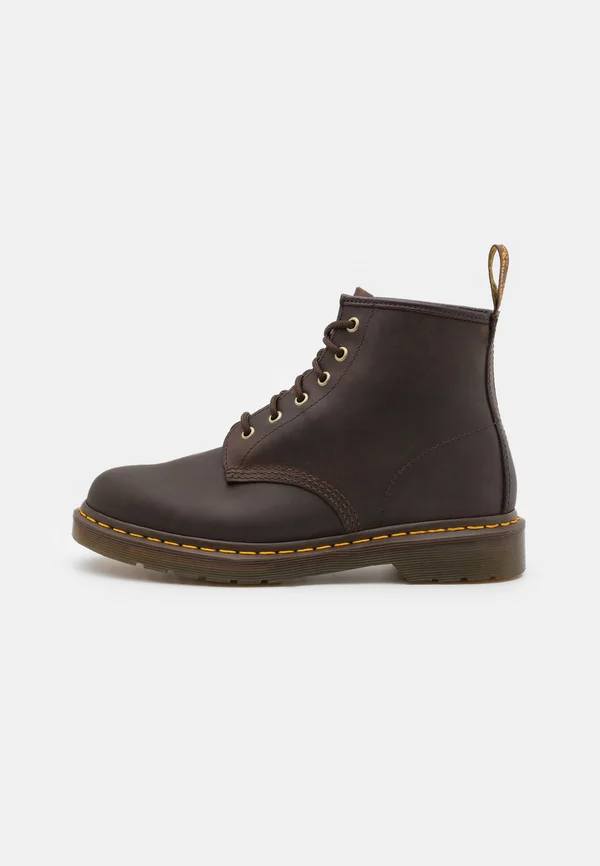 Lace-up ankle boots - marron