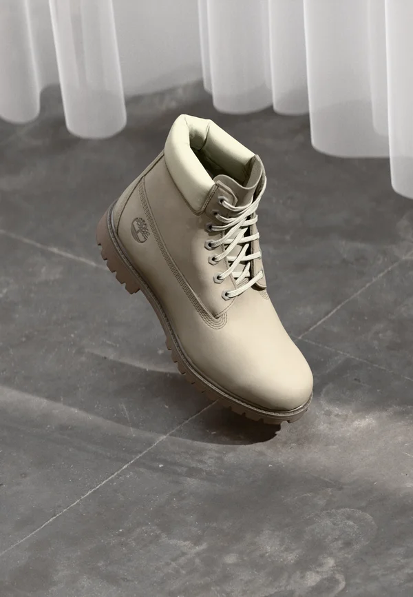 Lace-up ankle boots - mid grey/light green