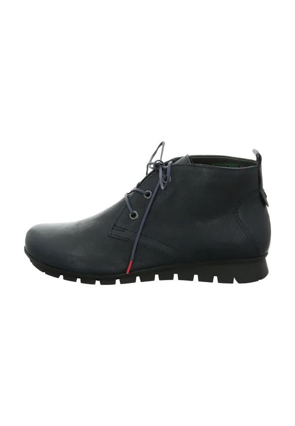 Lace-up ankle boots - navy