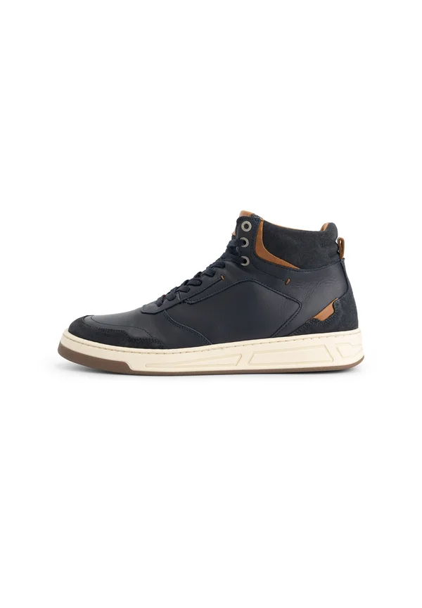 Lace-up ankle boots - navy