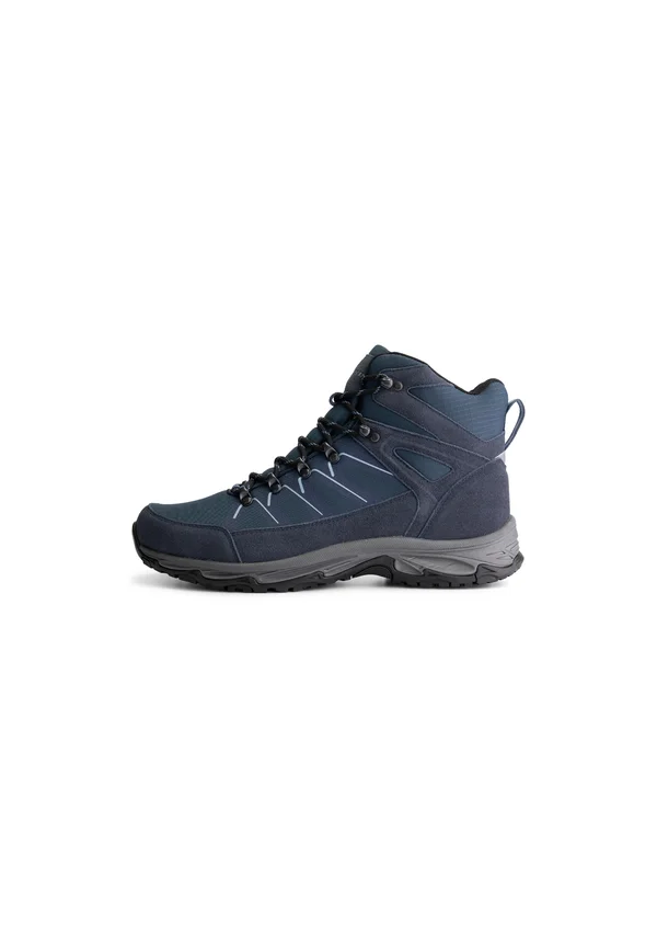 Lace-up ankle boots - navy