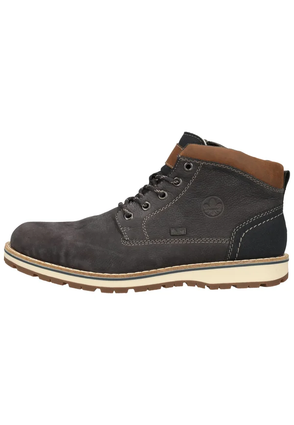 Lace-up ankle boots - navy/kastanie/pazifik