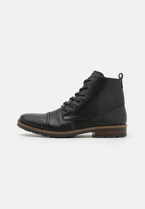 Lace-up ankle boots - nero/schwarz