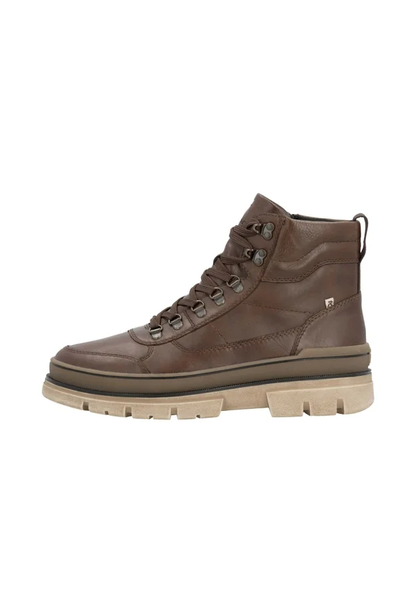 Lace-up ankle boots - nussbraun