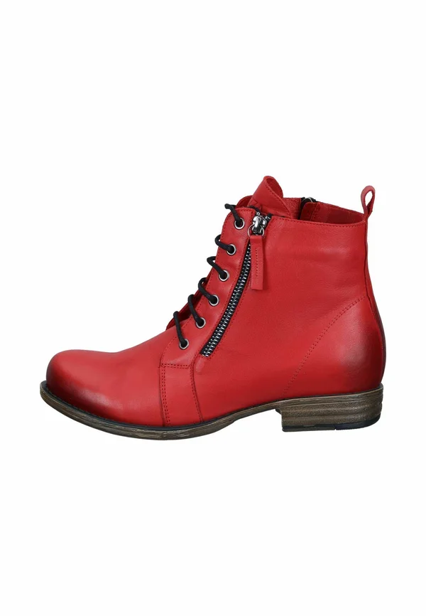 Lace-up ankle boots - rot
