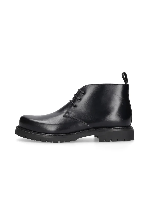 Lace-up ankle boots - schwarz