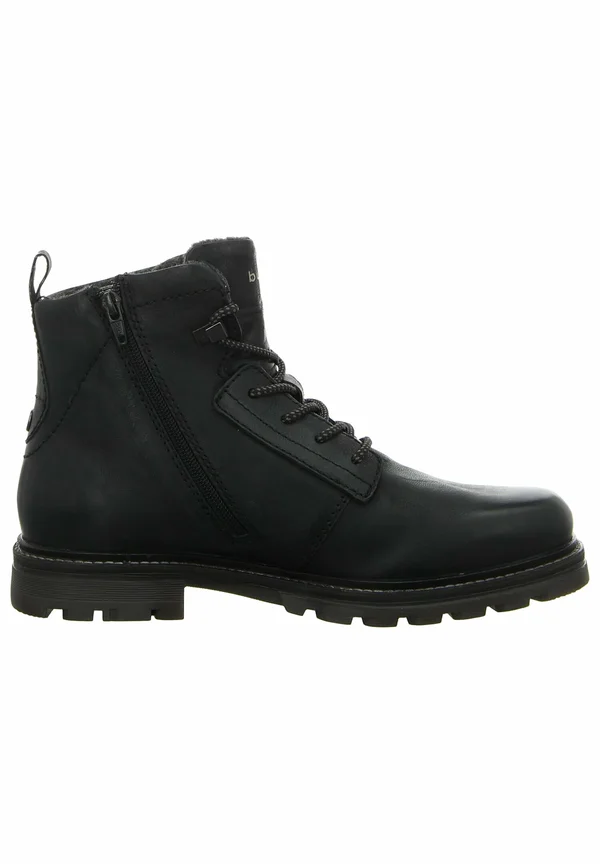 Lace-up ankle boots - schwarz