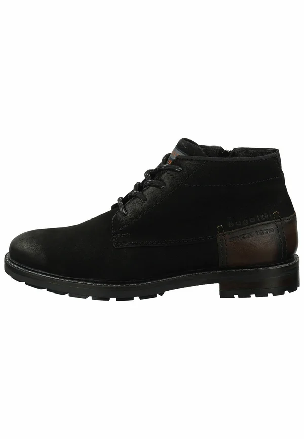 Lace-up ankle boots - schwarz