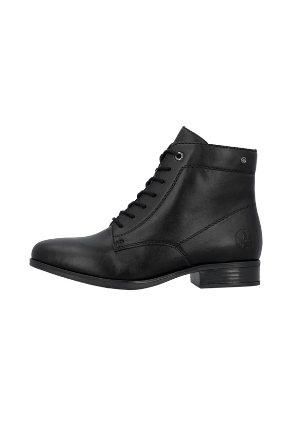 Lace-up ankle boots - schwarz