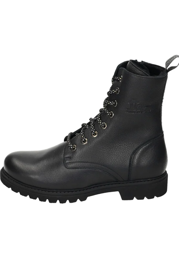 Lace-up ankle boots - schwarz