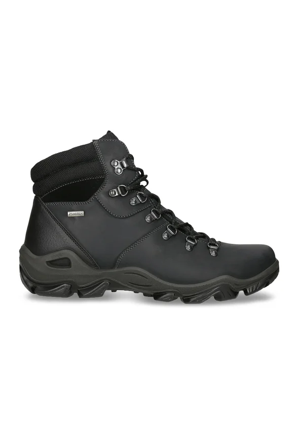 Lace-up ankle boots - schwarz