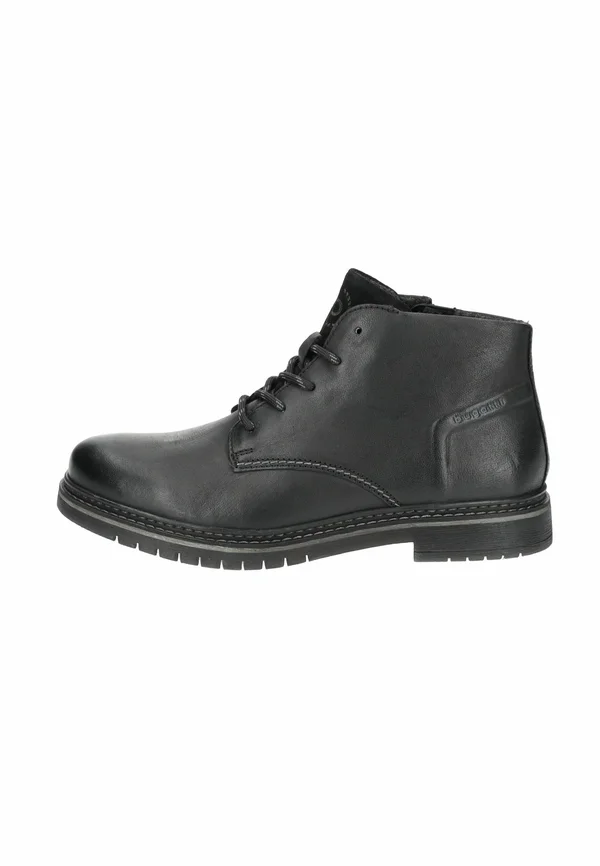 Lace-up ankle boots - schwarz