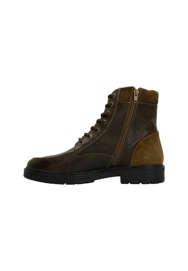 Lace-up ankle boots - taupe