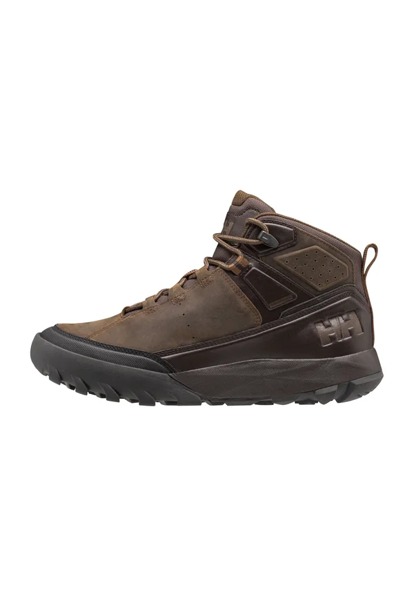 Lace-up ankle boots - whiskey