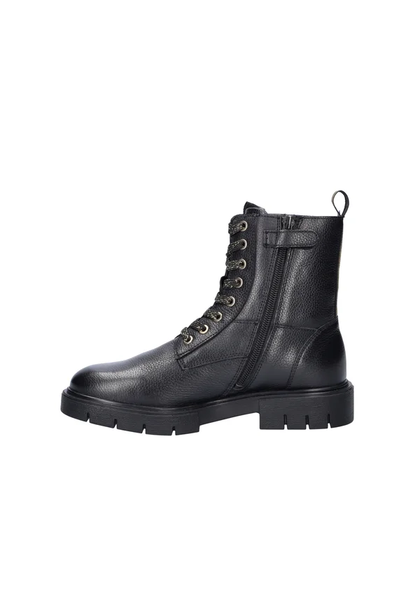 Lace-up ankle boots - zwart