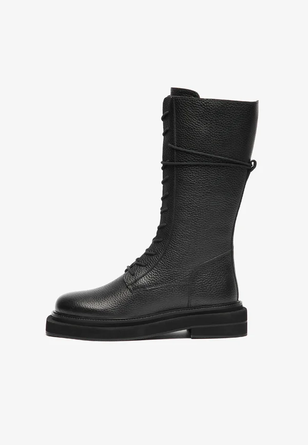 Lace-up boots - black