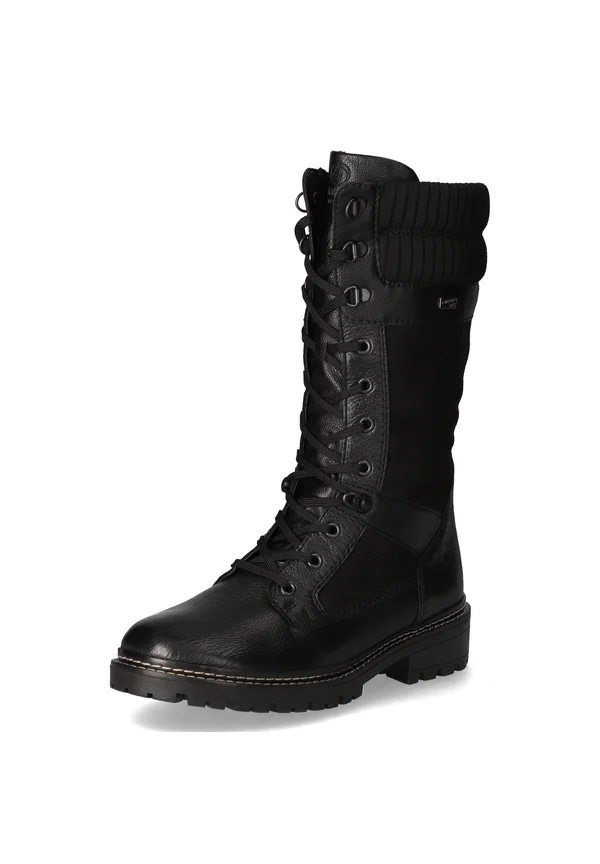 Lace-up boots - schwarz