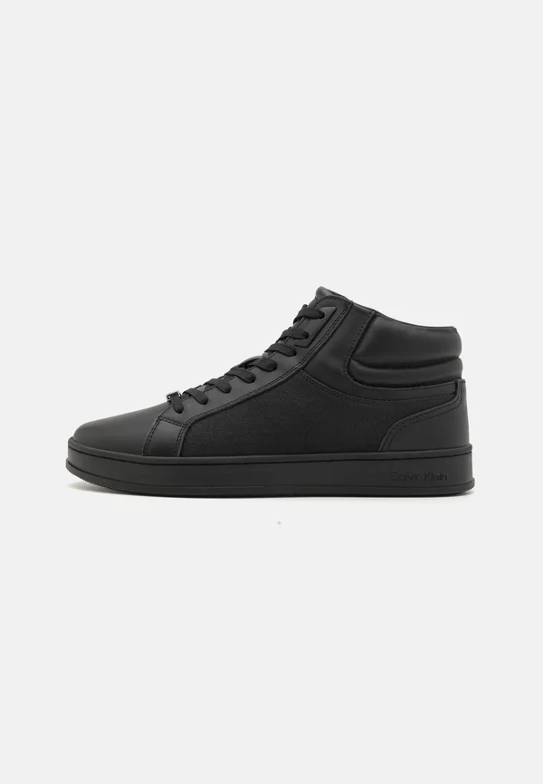 LACE UP EYELET - High-top trainers - black