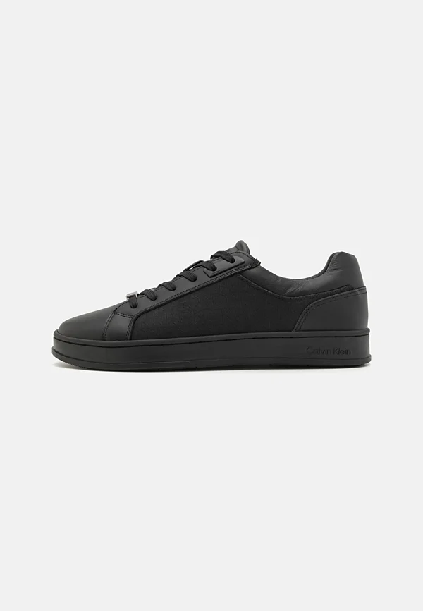 LACE UP EYELET - Trainers - black