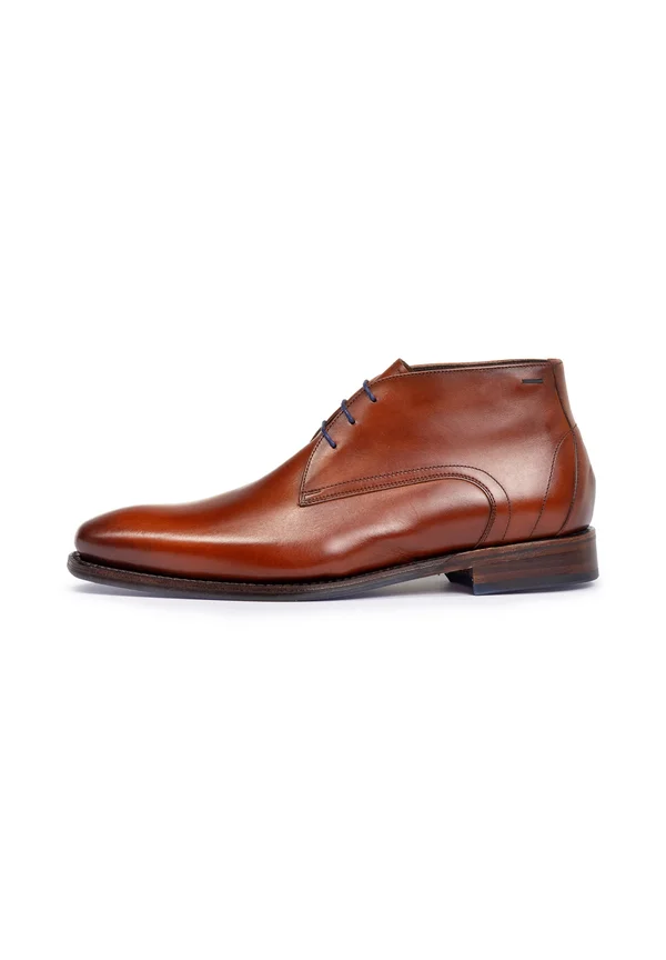 Lace-ups - darkcognac