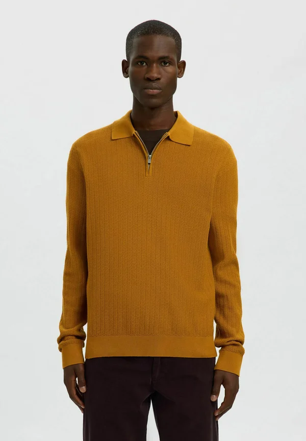 LANGARM - Long sleeved top - golden brown