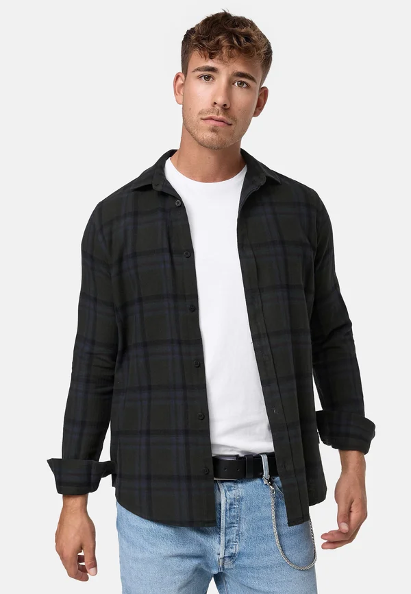 LANGARM RIVERSIDE - Shirt - army mix