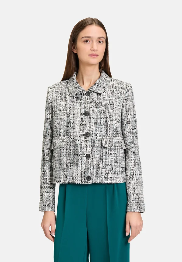 LANGARM - Summer jacket - petrol black