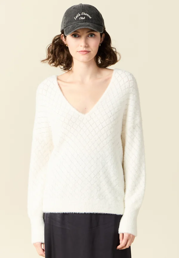 LANGE ÄRMEL - Jumper - ecru