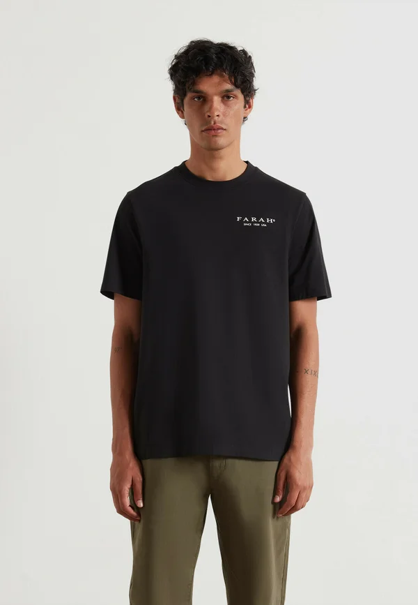 LANSDOWN GRAPHIC  - Print T-shirt - black