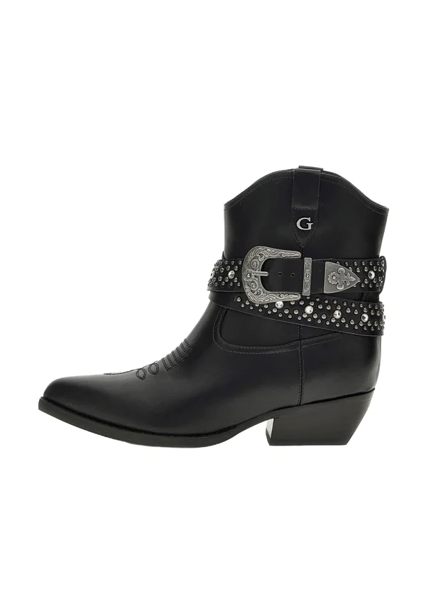 LANSLY NIETENBESATZ - Cowboy/biker ankle boot - schwarz