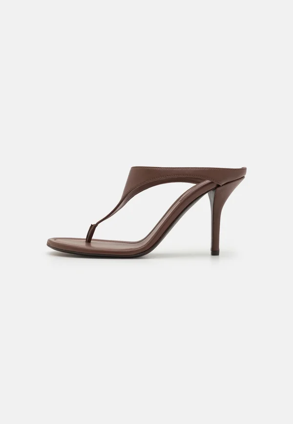 LARA - Heeled mules - brown