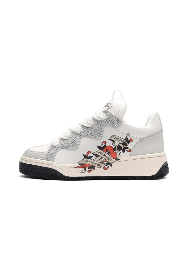 LASERFLIP LOW - Skate shoes - white/light/grey