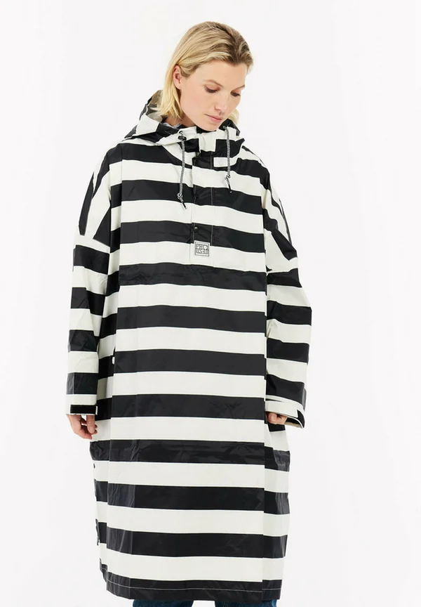 LAUGH RAIN PONCHO - Waterproof jacket - seashelloffwhite