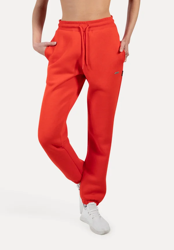 LAURENA CASUAL CLASSIC - Tracksuit bottoms - rot