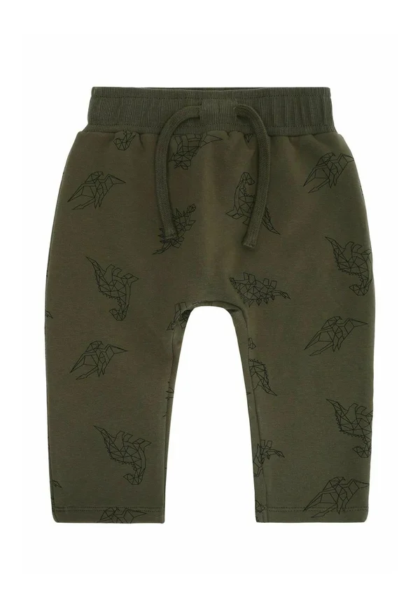 LAURENT - Tracksuit bottoms - ivy green dino aop