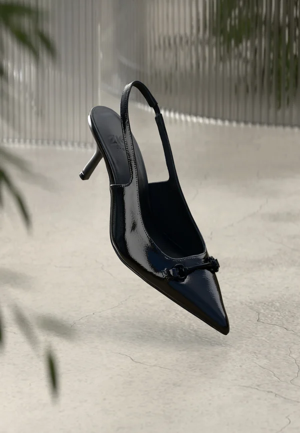 LEATHER - Classic heels - black