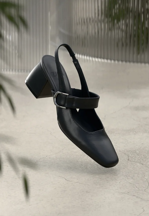 LEATHER - Classic heels - black