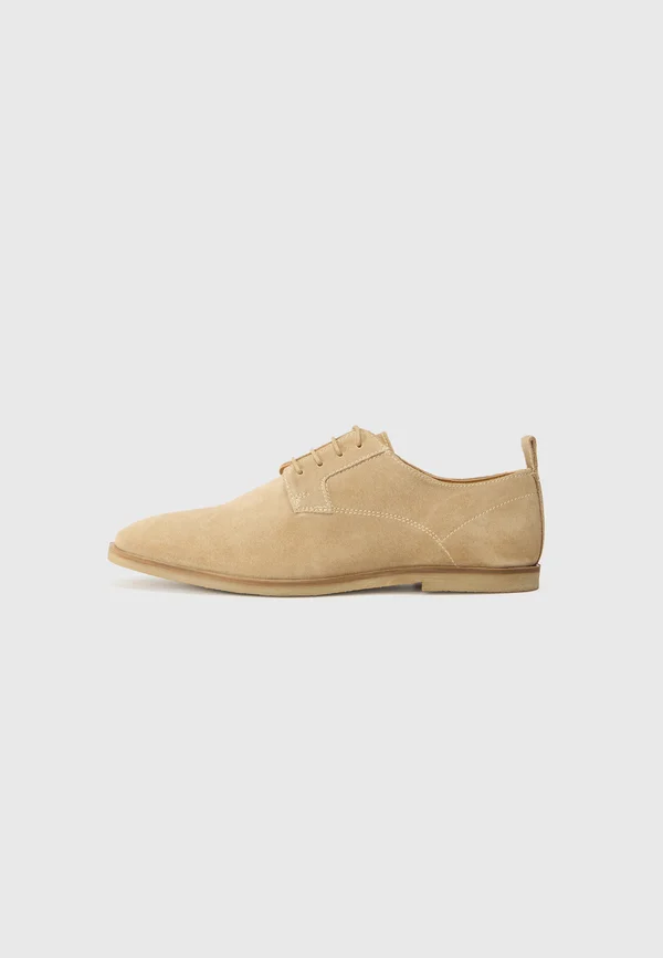 LEATHER - Lace-ups - sand
