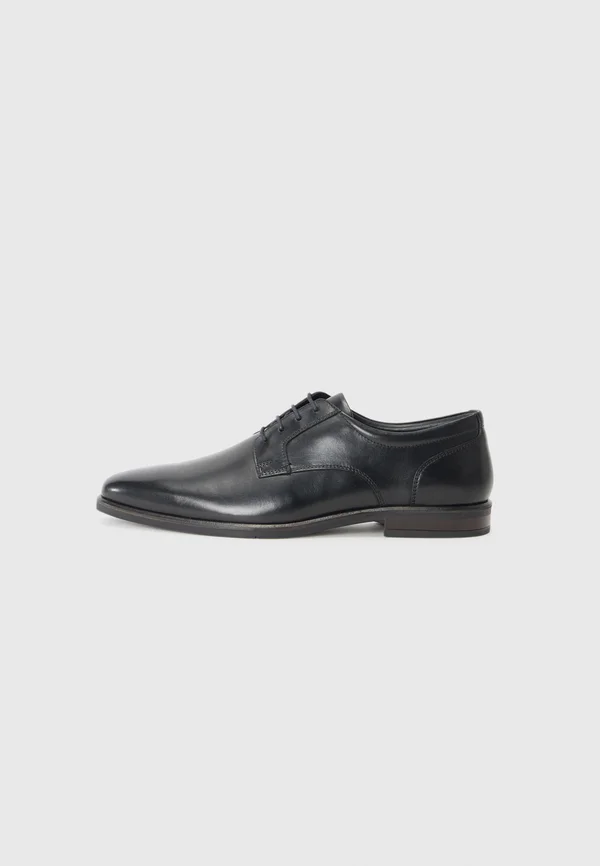LEATHER - Smart lace-ups - black