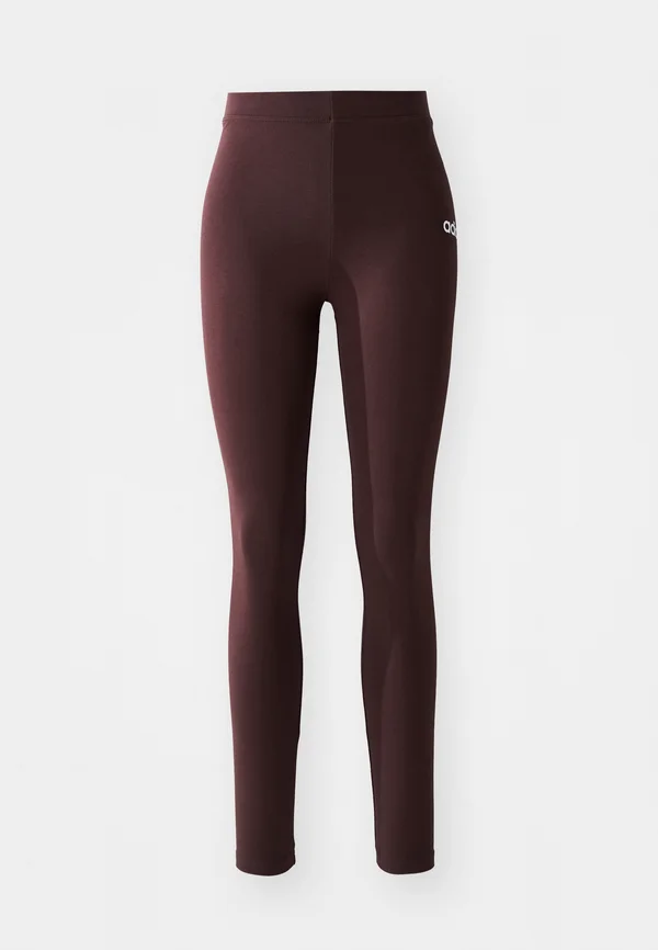 LEG - Leggings - shadow brown/white