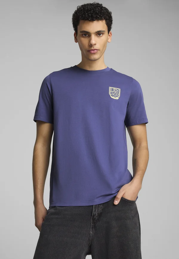 LEGACY GRAPHIC - Print T-shirt - blue crystal
