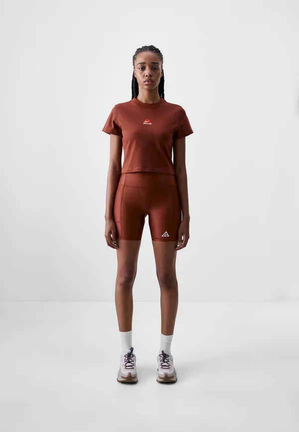 Leggings - Trousers - cinnamon/picante red/summit white
