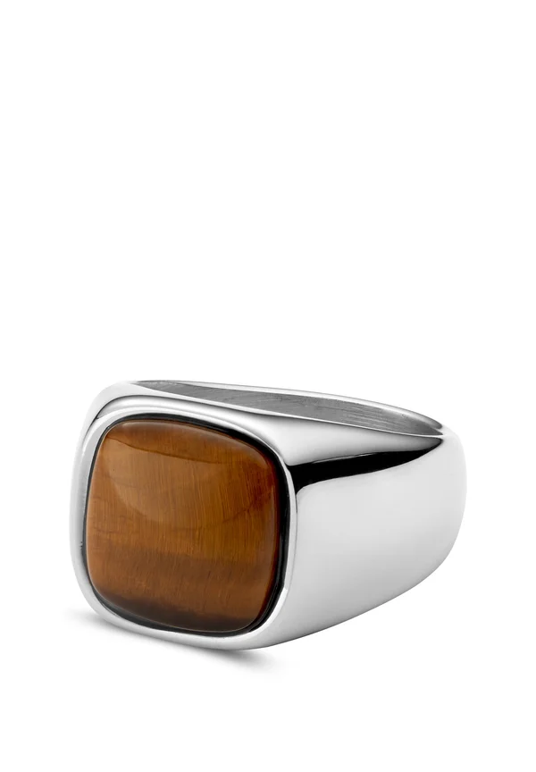 LEN - Ring - brown/silver-coloured