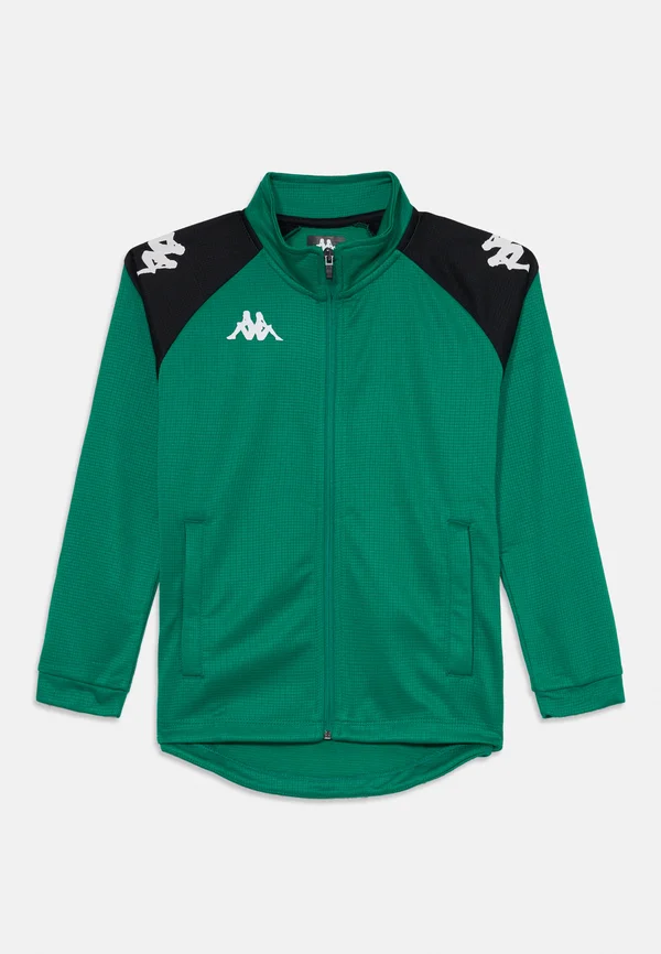 LENNO UNISEX - Zip-up sweatshirt - green/black