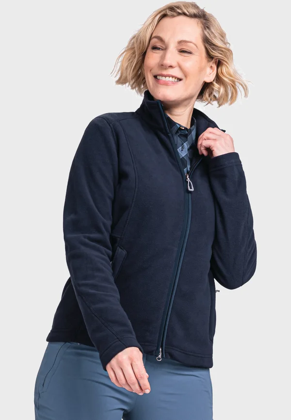 LEONA - Fleece jacket -  blau