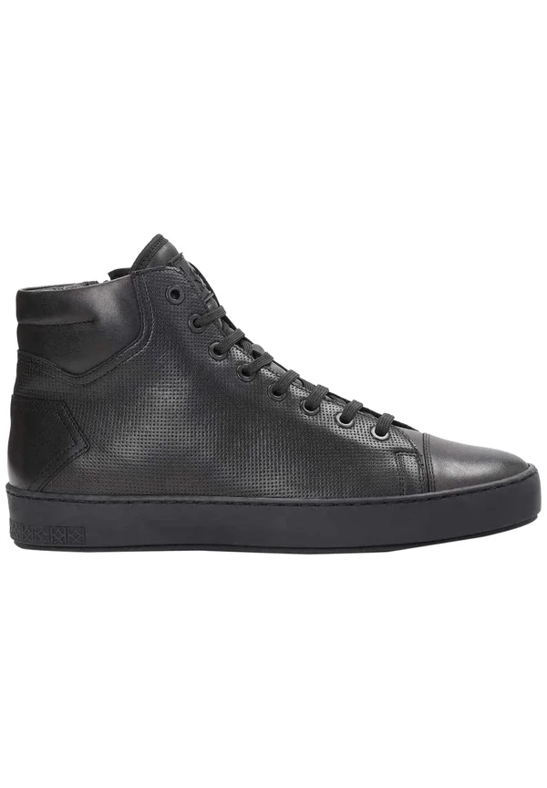 LEONID - High-top trainers - black denim