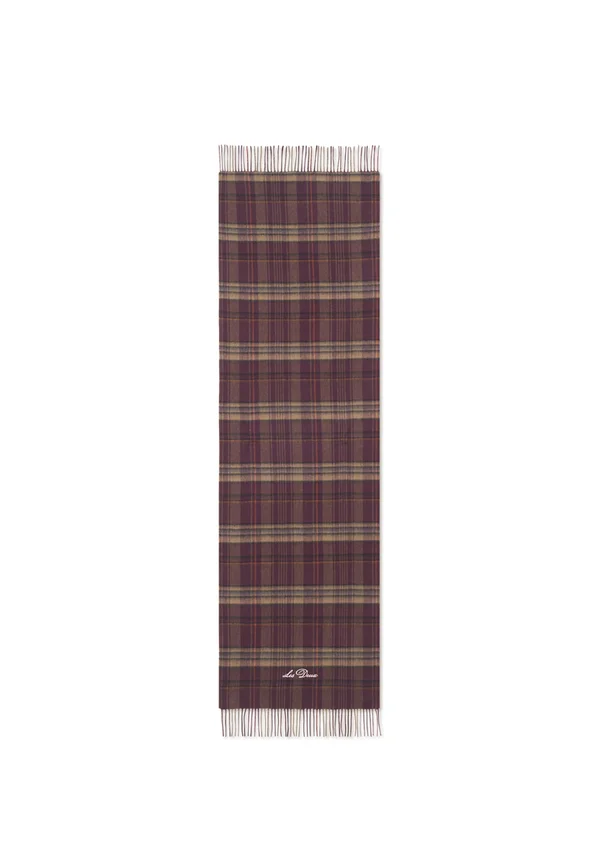 LES DEUX CHECK UNISEX - Scarf - fudge