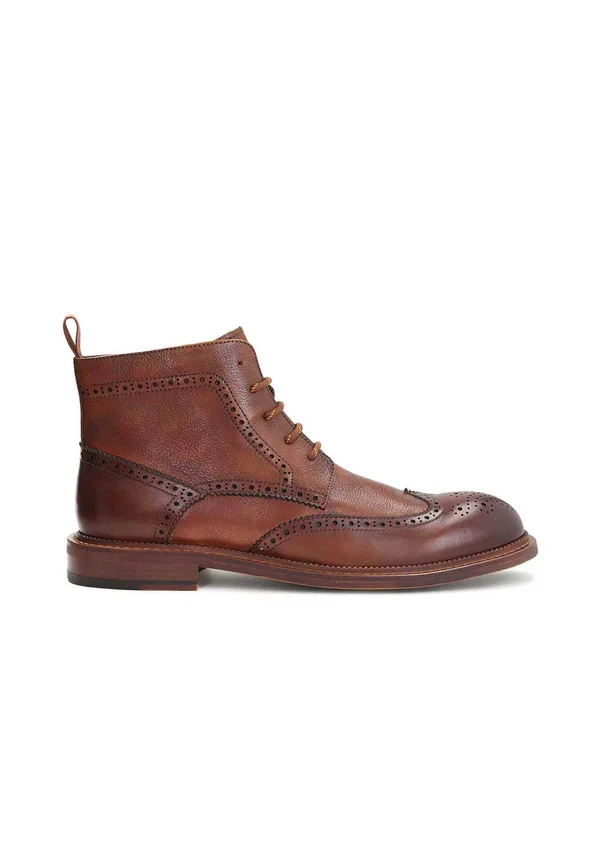 LETO - Lace-up ankle boots - brown