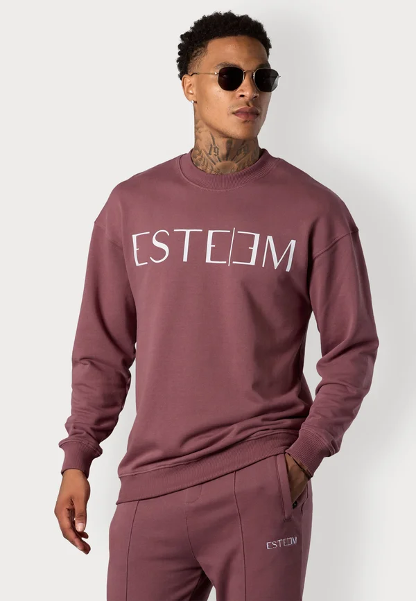 LETTERING - Sweatshirt - rosebrown